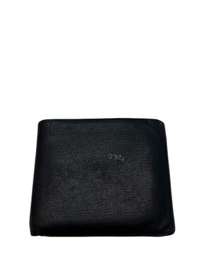 LOEWE - BLACK ALL LEATHER BIFOLD WALLET